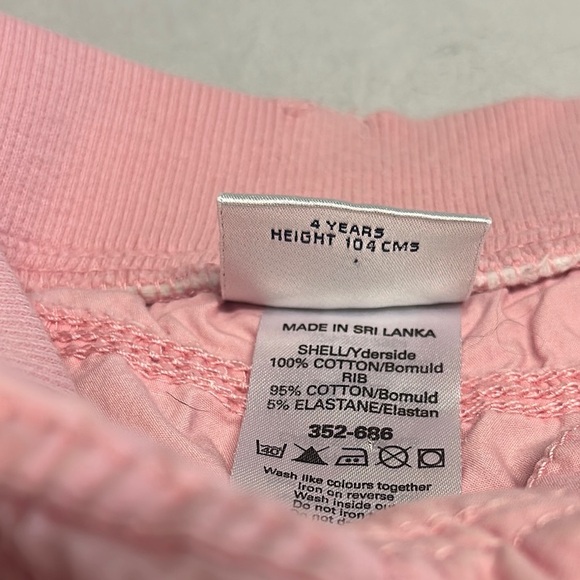 Next Pink Casual cargo style capri pants with Embroidered details - Picture 3 of 7